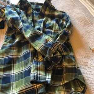 Anchor Blue Flannel Shirt